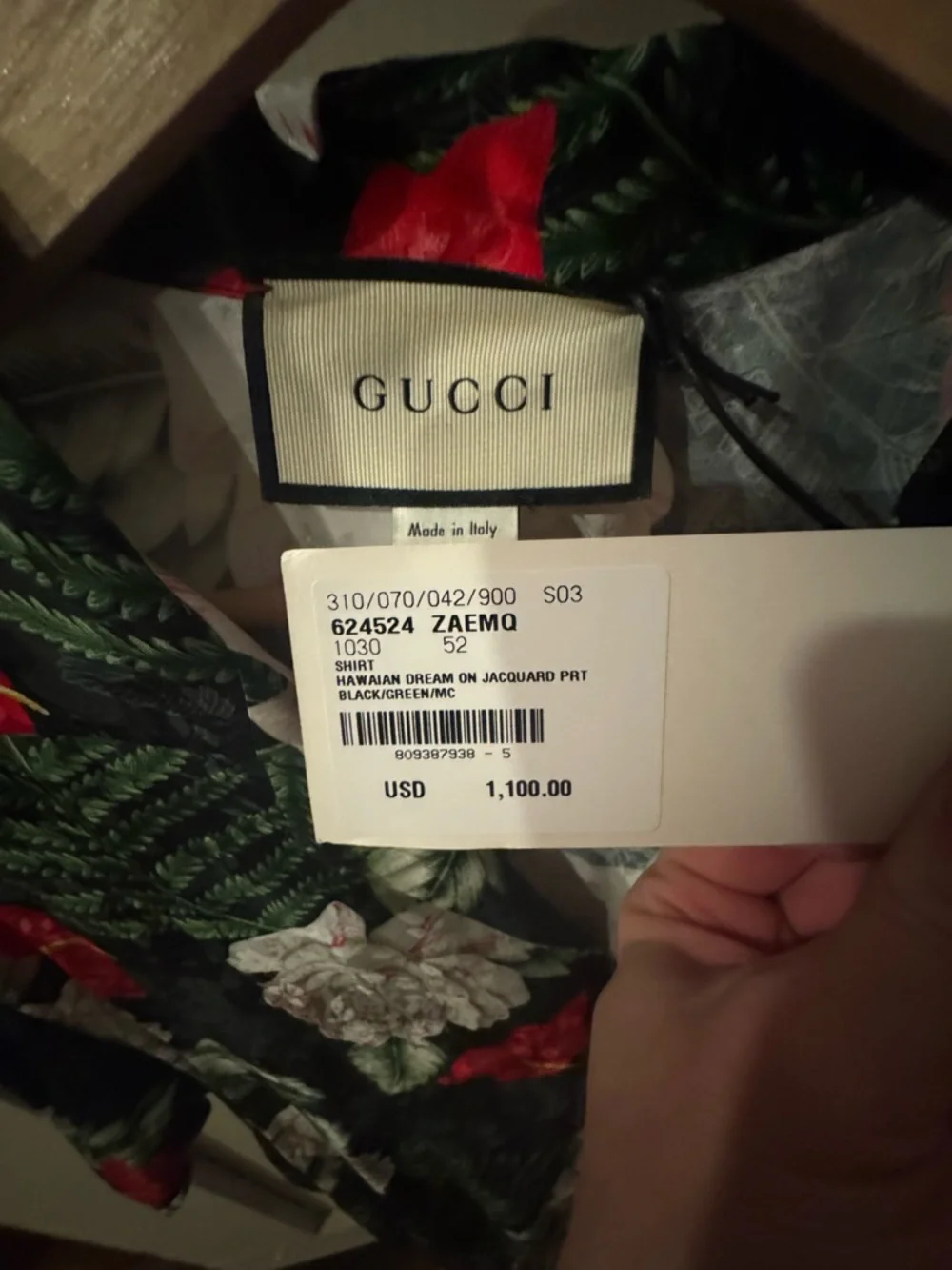 limited edition “ MAISON DEL'AMOU Sine AMORE” for GUCCI Button-Down Shirt